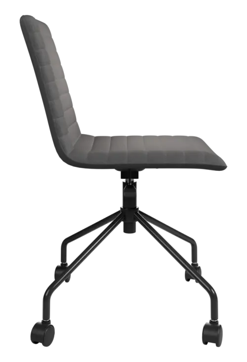 ARCA MOVE BLACK, židle kancelářská, látka šedá